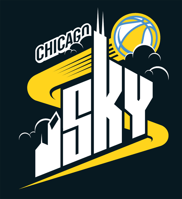 Chicago Sky 2006-Pres Alternate Logo v3 iron on transfers for clothing